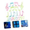 10 Glow in The Dark Musical Notes Wall Sticker Bathroom Wall Stickers Music Note Decals Music Decor Glow in The Dark Stickers Girl Room Decor Bedroom Decals view 2