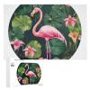 1000 PCS Jigsaw Puzzle for Adults Personalized Picture Puzzle Flamingo Bird Round Leaves Customized Wooden Puzzle for Family, Birthday, Wedding, Game Nights Gifts Animal Puzzle view 1