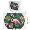 1000 PCS Jigsaw Puzzle for Adults Personalized Picture Puzzle Flamingo Bird Round Leaves Customized Wooden Puzzle for Family, Birthday, Wedding, Game Nights Gifts Animal Puzzle view 2
