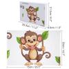 1000 PCS Jigsaw Puzzle for Adults Personalized Picture Puzzle Cartoon Monkey Customized Wooden Puzzle for Family, Birthday, Wedding, Game Nights Gifts Animal Puzzle view 2