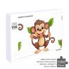 1000 PCS Jigsaw Puzzle for Adults Personalized Picture Puzzle Cartoon Monkey Customized Wooden Puzzle for Family, Birthday, Wedding, Game Nights Gifts Animal Puzzle view 4