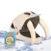 Fuzzy Fossils Saber Tooth Tiger Plush, Saber Tooth Tiger Skull, Sabertooth Tiger Toy, Smilodon Toy, Ice Age Toys, Dinosaur Pillow, Paleontologist Gifts, Prehistoric Animals Toys, Ice Age view 1