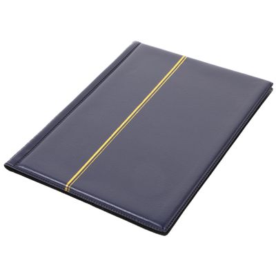 Gogogmee Coin Collection Book for Coins Pu Album Sleeves Organizer Vintage Currency and Medallions Blue