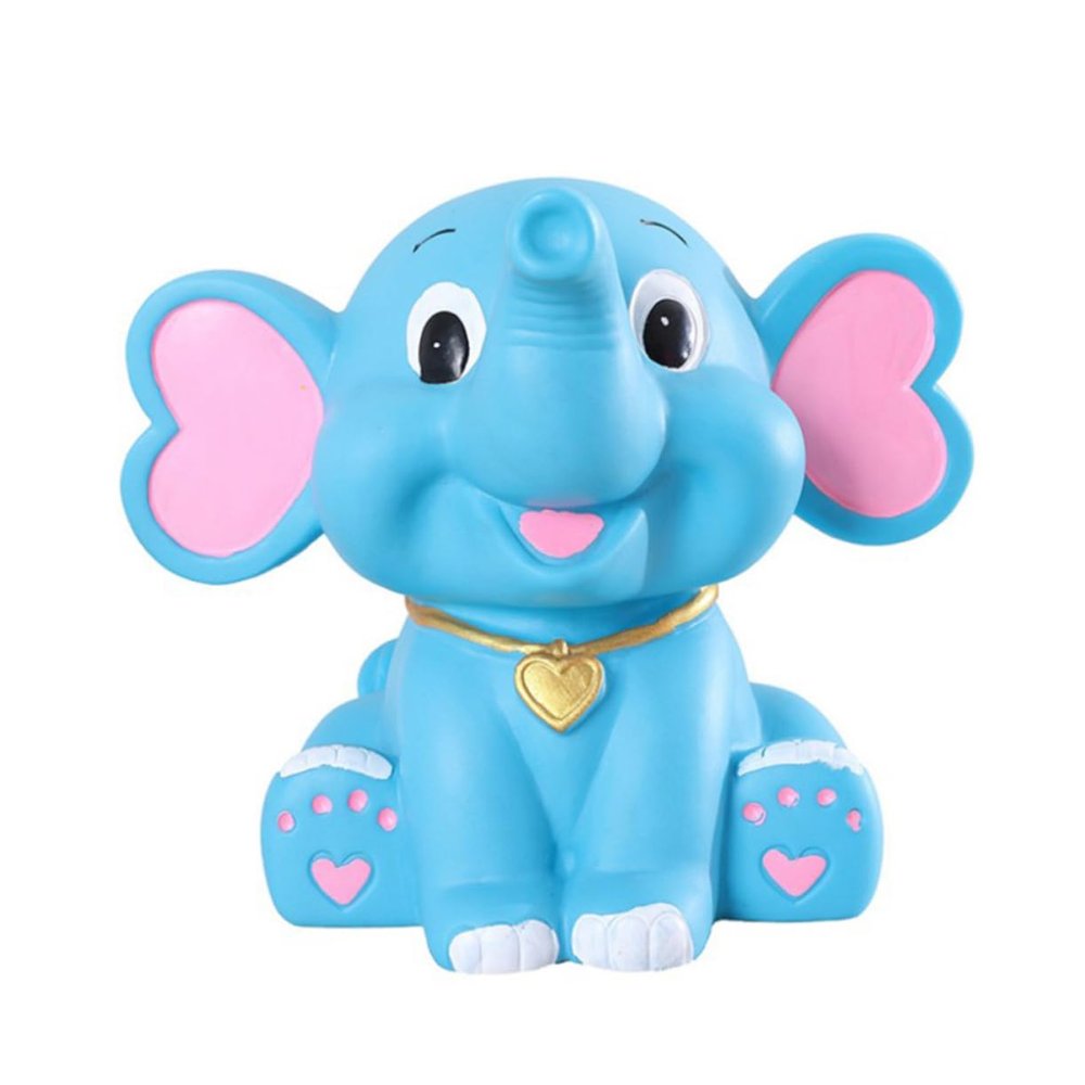 FELTECHELECTR Cartoon Elephant Saving Bank Attractive Boys and Girls Savings Pot for Girls Boys