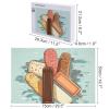1000 PCS Jigsaw Puzzle for Adults Personalized Picture Puzzle Ice Cream Bar Customized Wooden Puzzle for Family, Birthday, Wedding, Game Nights Gifts Animal Puzzle view 2