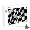 1000 PCS Jigsaw Puzzle for Adults Personalized Picture Puzzle Black White Checkered Flags Customized Wooden Puzzle for Family, Birthday, Wedding, Game Nights Gifts Animal Puzzle view 4