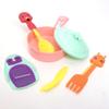 Boley Zoo Troop: Cooking Utensils - 10pc Animal Themed Kitchen Playset, Pots/Lids, Fork, Spoon, Tongs, Grater, Cutting Board & Knife, Toy Set, Kids Ages 2+ view 3