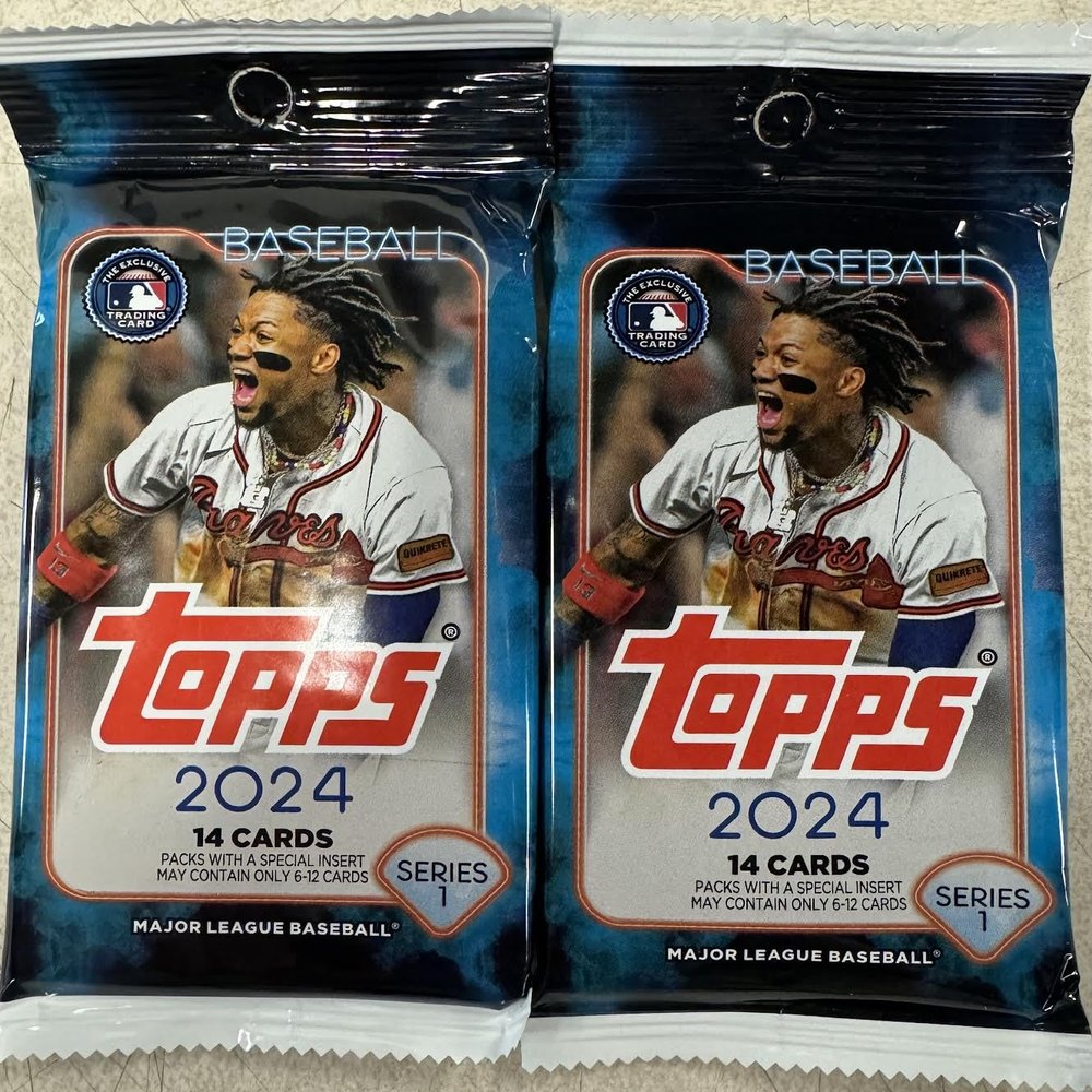 2024 Topps Series 1 Baseball Packs - Monster Box, 2 Packs