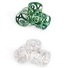 100pcs Mixed Color Aluminum Hair Coil Dreadlocks Braiding Rings Xmas view 1
