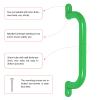 Purife 13 Inch Green Outdoor Metal Playground Handles Set of 2 - Steel Safety Handles for Playset, Swing Sets Accessories Grab Bars, Kids Hand Grips for Playhouse, Treehouse, Jungle Gym view 2