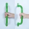 Purife 13 Inch Green Outdoor Metal Playground Handles Set of 2 - Steel Safety Handles for Playset, Swing Sets Accessories Grab Bars, Kids Hand Grips for Playhouse, Treehouse, Jungle Gym view 4