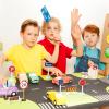 56Pcs Traffic Road Signs Playset Street Signs Mini Traffic Cones Crosswalk Signal Toys for Children Safety Education Plaything view 2