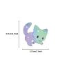 50 Pcs Cartoon Rainbow Starry Sky Cat Stickers, Cute Aesthetic Cat Waterproof Stickers, Vinyl Stickers for Water Bottle, Laptop, Phone, Skateboard for Teens Girls Kids and Women view 2