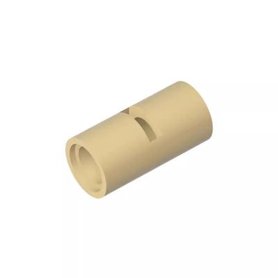 Gobricks 62462 29219 Technic Pin Connector Round (Slotted), Tan, 50 pcs