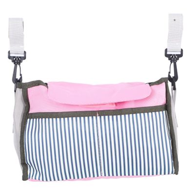 ORFOFE Stroller Organizer Bag Large Capacity Storage for Essentials Diaper Caddy Milk Bottle Toys Carriage Storage Bag