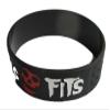 bracelet silicone group the misfits punk rock roll man woman teen, One Size, Silicone view 2
