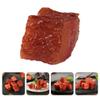 Abaodam 6pcs Realistic Fake Meat Models for Kitchen Decoration Photography Props Educational Tools Simulated Beef Block for Home School Festival Displays view 3