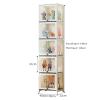 Collectible Display Case,Display Cabinet With Acrylic,Collectibles Toy Organizers Rack & Display Shelf,easy To Clean,sealed Dustproof,for Living Room Office. ( Color : Four floors , Size : 40cm ) view 2
