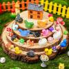Barydat 400 Pcs Mini Resin Animals Figures Bulk for Pranks Hide Crafts Resin Miniature Accessories Mini Stuff for Valentine's Day Easter Party Favors Garden Decoration(Garden) view 3