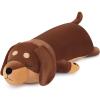 30'' Giant Dachshund Dog Plush Stuffed Animal- Weiner Dog Plush Pillow Plushies, Large Sleeping Dachshund Plush Toy, Cute Hugging Weiner Dog Stuffed Animal, Birthday Gifts for Kids Girls Boys view 1
