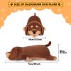 30'' Giant Dachshund Dog Plush Stuffed Animal- Weiner Dog Plush Pillow Plushies, Large Sleeping Dachshund Plush Toy, Cute Hugging Weiner Dog Stuffed Animal, Birthday Gifts for Kids Girls Boys view 3