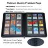 Rieton 9 Pocket 800+ Pockets Trading Card Binder, Fit 828 Cards - Large Ringless Side Loading Card Album for TCG view 3
