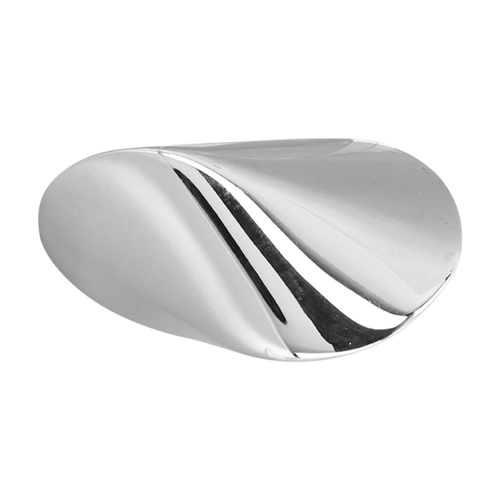 Oloid Desktop Toy Reduces Pressure and Smooths Surfaces. Stainless Steel Decompression Ball