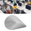 Oloid Desktop Toy Reduces Pressure and Smooths Surfaces. Stainless Steel Decompression Ball view 2