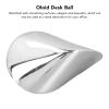 Oloid Desktop Toy Reduces Pressure and Smooths Surfaces. Stainless Steel Decompression Ball view 3