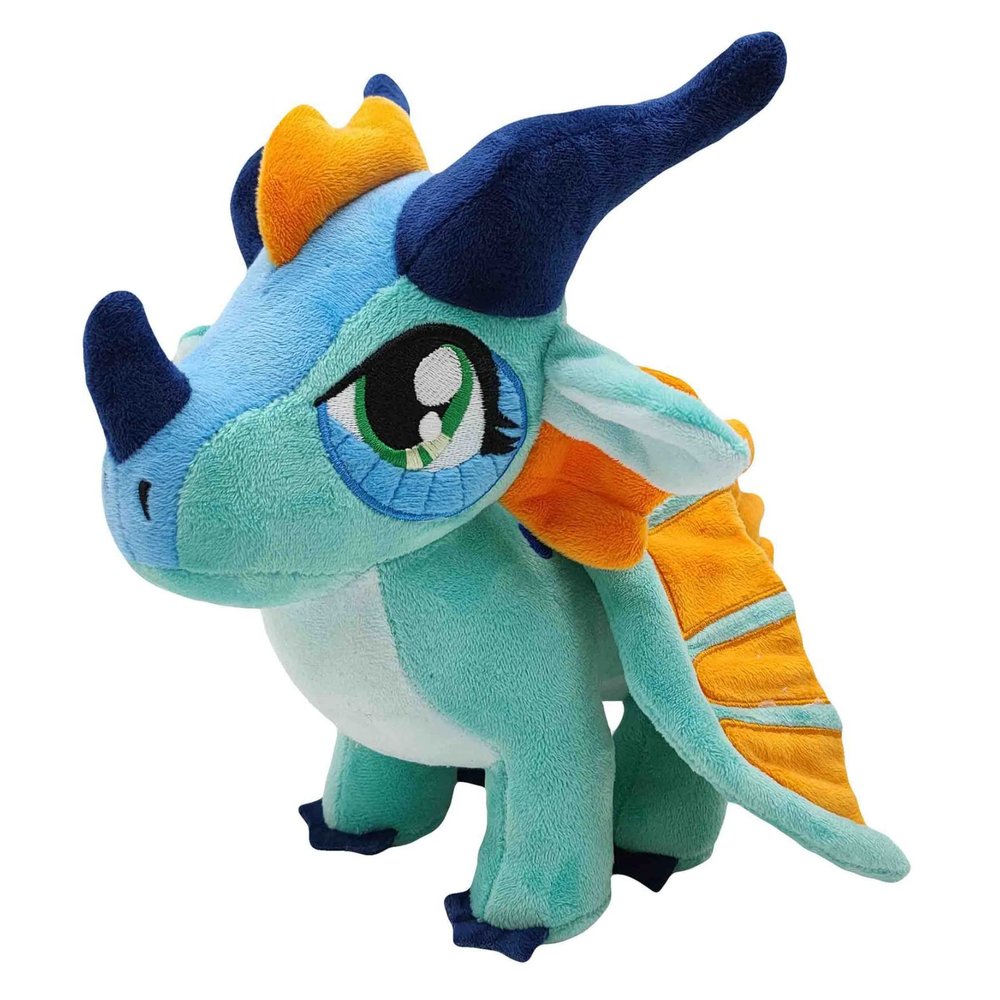 ITPZ Wings of Fire Dragon Plush Toy, Fire Dragon Pillow for Kids' Room Decor, Gift for Kids' Birthday & Holiday