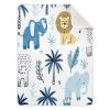 Haskirky Cute Animals Baby Blanket Soft Warm Baby Blanket for Boys Girls Newborn Receiving Blanket for Swaddling,Lightweight Breathable 30x40 Inches view 1