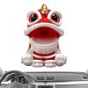 Rrlihjgu Solar Powered Dancing Lion Ornament Solar Dancing Lion Toy Solar Powered Home Decoration Chinese Lucky Dancing Lion Model Ornament Car Interior Accessories Ornaments view 1