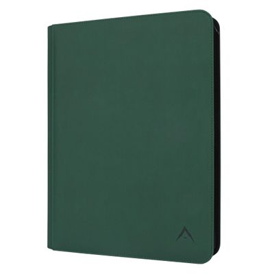 Alteagle 16 Pocket Card Binder, Fits 1344 Trading Cards Side Loading Ringless Card Album for TCG and Sports Cards -Green