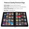 Alteagle 16 Pocket Card Binder, Fits 1344 Trading Cards Side Loading Ringless Card Album for TCG and Sports Cards -Green view 3