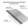 Alteagle 16 Pocket Card Binder, Fits 1344 Trading Cards Side Loading Ringless Card Album for TCG and Sports Cards -Green view 4