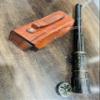 15 Inch Brass Telescope Dollond Nautical Handheld London Pirate Brass Telescope with Brown Leather Case view 3
