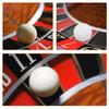 Abaodam Spinning Prize Wheel 5pcs Roulette Wheel Rotating Beads Roulette Balls Acrylic Roulette Game Balls Round Beads Poker Game Bar Beads Replacement for Home Night Party 1.2xm view 3