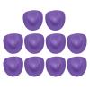 10 Pcs Western Cowboy Party Accessories Plastic Mini Western Cowboy Hat and Mini Bandannas Mini Cute Doll Hat for Western Cowboy Party Wine Bottle Cake Doll Decoration (Purple, One Size) view 1
