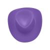 10 Pcs Western Cowboy Party Accessories Plastic Mini Western Cowboy Hat and Mini Bandannas Mini Cute Doll Hat for Western Cowboy Party Wine Bottle Cake Doll Decoration (Purple, One Size) view 2