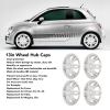 4pcs 13in Wheel Hub - Exterior Sturdy Universal Wheel Rim Cover - for Cars Trucks - Silvery - Enhance The Look of Your Wheels view 2