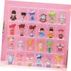 Hohopeti 6pcs Transparent Doll Display Case Protective Holder for Figurines Models for Landscapes Stable Storage for Collectibles view 3