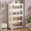 MTSYXYM Figure Display case,Collectibles Toy Organizers Rack,Collectibles Toy Organizers Rack & Display Shelf,Transparent Bamboo Display Case,Strong Load-Bearing Capacity. (Size : Four Floors) view 1