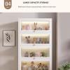 MTSYXYM Figure Display case,Collectibles Toy Organizers Rack,Collectibles Toy Organizers Rack & Display Shelf,Transparent Bamboo Display Case,Strong Load-Bearing Capacity. (Size : Four Floors) view 3
