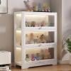 MTSYXYM Figure Display case,Collectibles Toy Organizers Rack,Collectibles Toy Organizers Rack & Display Shelf,Transparent Bamboo Display Case,Strong Load-Bearing Capacity. (Size : Three Floors) view 1
