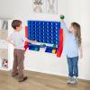 HONEY JOY Giant 4 in A Row, Wall Mounted & Tabletop Four Connect Game, Indoor Outdoor Board Game for Adults Kids, Basement Room, Jumbo 4-to-Score Connect Game Set w/Carrying Bag & 42 Coins view 1