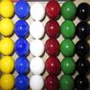 Fugedox 30 Solid Color Replacement Marbles Set Run Chinese Checker Dirty Game Glass 14mm, for Chinese Checkers, Siam Checkers, Aggravation, Dirty Marbles, 9 Men's Morris view 1