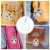 Abaodam Baby Doll Outing Bag 7.28X4.13X2.16In Clear Mini Doll Display Case with Keychain Portable Lightweight Waterproof Hanging Organizer for Collectible Toys view 4