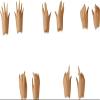 Good Smile Company Harmonia Bloom Hand Parts Set (Bloom/Sunset) view 1