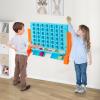 HONEY JOY Giant 4-in-A-Row, Wall Mounted & Tabletop Four Connect Game, Indoor Outdoor Board Game for Adults Kids, Basement Room, Jumbo 4-to-Score Connect Game Set w/Carrying Bag & 42 Coins view 1