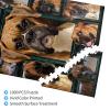 Boxer Dog 1000 Piece Wooden Puzzles Custom Jigsaw Puzzle Toy 29.5x20in view 3